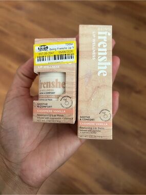 Frenshe Cashmere Vanilla Lip Mask & Restoring Balm - Soothing Nude